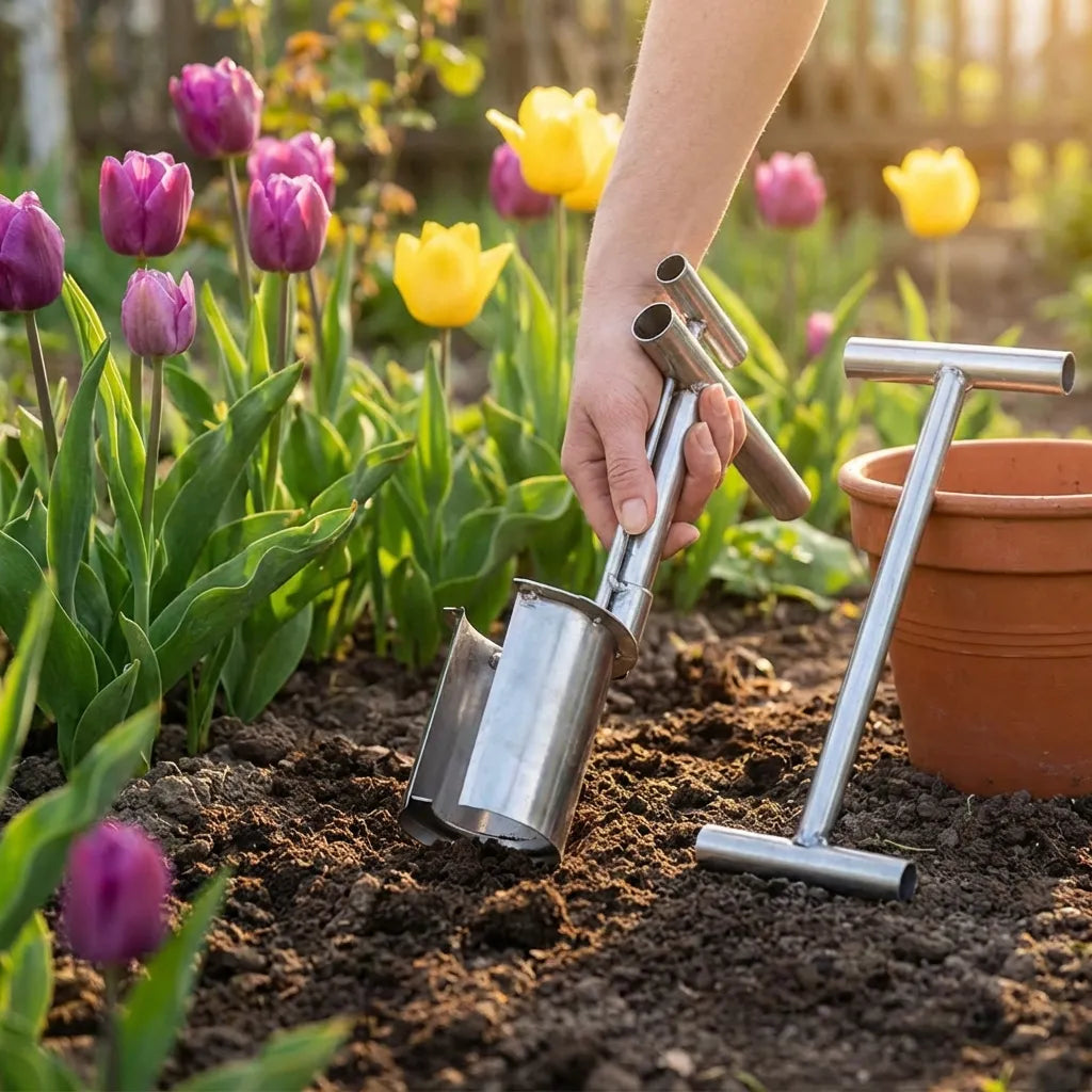 Ergonomic Bulb Planter Tool